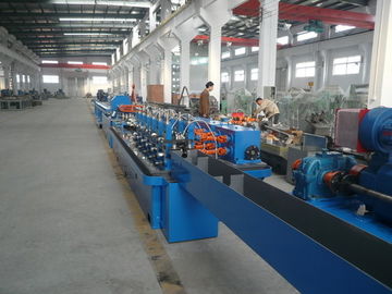 Linha de produção alta velocidade da tubulação de aço da mobília 10 milímetros - 25,4 milímetros