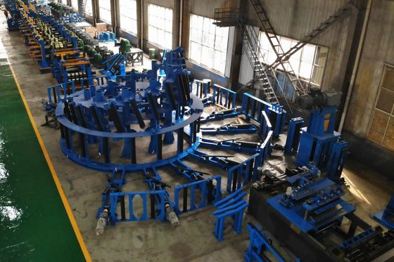 Máquina de fabricação de tubos quadrados de aço com baixo teor de carbono