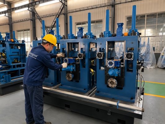 Tubo de solda do Hf do baixo aço carbono que forma a máquina para a identificação 350mm