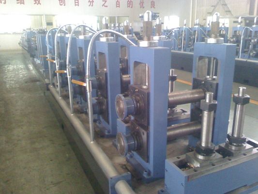 0.8·6.0mm Moinho de tubos de aço galvanizado a quente e equipamento de formação de rolos para produção de tubos GI, tubos de cerca, tubos de estufa e tubos estruturais