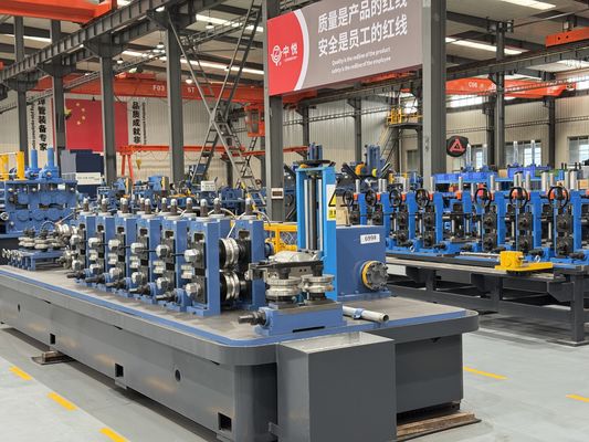 Linha formadora de rolos de 7,6 - 16 mm e máquina para fabricação de tubos para produção de tubos de aço galvanizado de pequeno diâmetro