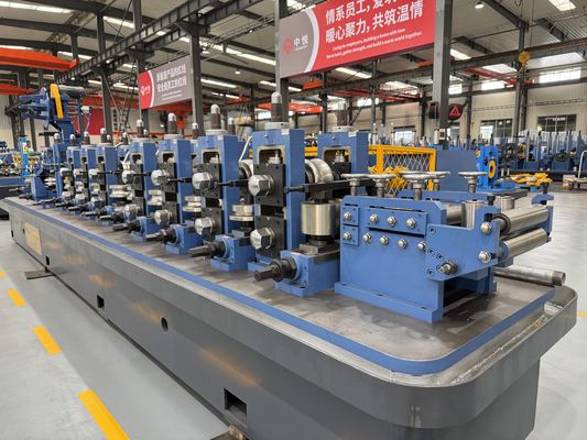 Máquina para fabricar tubos de aço galvanizado com soldagem de alta frequência para construção e produção de tubos industriais
