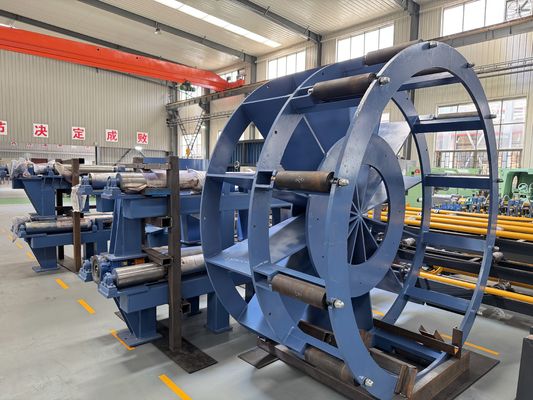 Máquina de moldagem de tubos de liga baixa de 20 × 20 mm ≈ 150 × 150 mm para produção de tubos quadrados até 100 m/min
