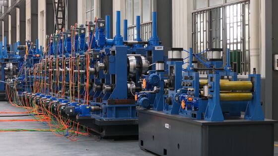 Tubulação de aço padrão do EN que faz a máquina, equipamento de soldadura da tubulação