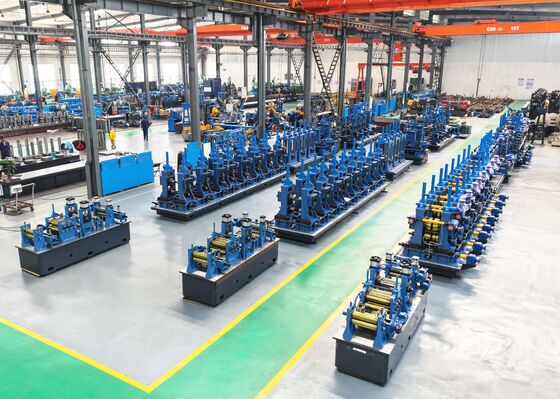 Máquina de soldar tubos de aço CR para tubos de alto padrão fabricados a partir de bobinas laminadas a frio