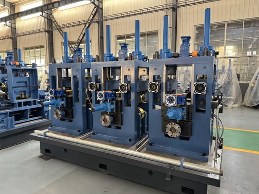Máquina de moldagem de tubos industriais soldados de tamanho personalizado para produção de tubos redondos, quadrados e retangulares