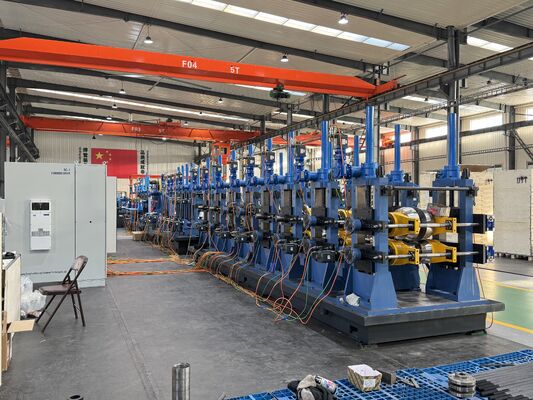 Máquina de moldagem de tubos industriais soldados de tamanho personalizado para produção de tubos redondos, quadrados e retangulares