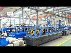 Moinho de tubos ERW de alta precisão. Certificado CE e SASO, 90m/min para construção.